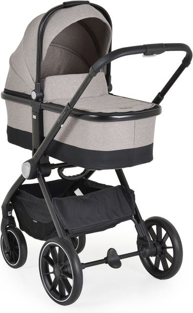 Cangaroo Kombikinderwagen Christiano 3 in 1 mit Babywanne, Babyschale und Tasche in Beige, klappbar - Bild 1