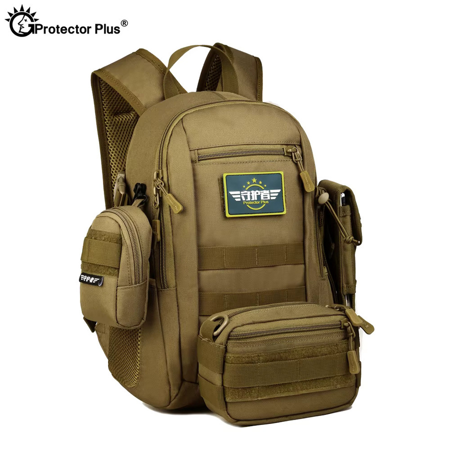 Protector Plus Taktischer MOLLE-Rucksack, 12L, wasserdicht, Assault Pack - Bild 2