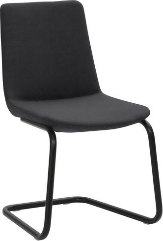 Mayer Sitzmöbel Stuhl 2008 aus Stahl und Stoff in Grau, B/H/T: 53 x 87 x 54 cm - Bild 1