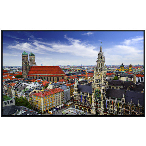 papermoon EcoHeat Infrarotheizung Münchner Skyline in Bunt mit Matt-Effekt, App-Steuerung und Überhitzungsschutz - Bild 2