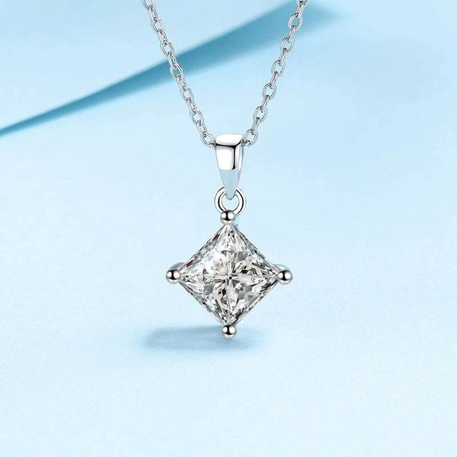 JoiasHome Halskette, Moissanit, 925 Silber, Damen - Bild 1