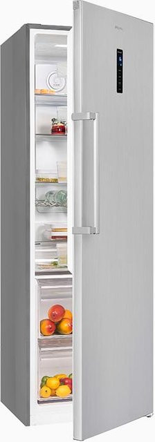 Exquisit Vollraumkühlschrank KS360-V-HE-040D in Silber, 359 l, ohne Gefrierfach - Bild 1