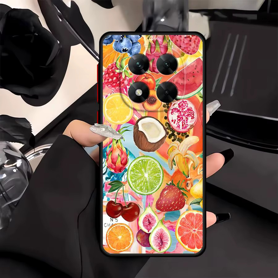 Funda Handyhülle mit Collage Früchte Design für Xiaomi Redmi Note 14 Pro Plus 13 12 11 10 A4 13C 14C 9S Multicolor - Bild 5