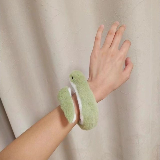 Jahr der Schlange Schlangenbaby Plüschtier Puppe, 40cm - Bild 1
