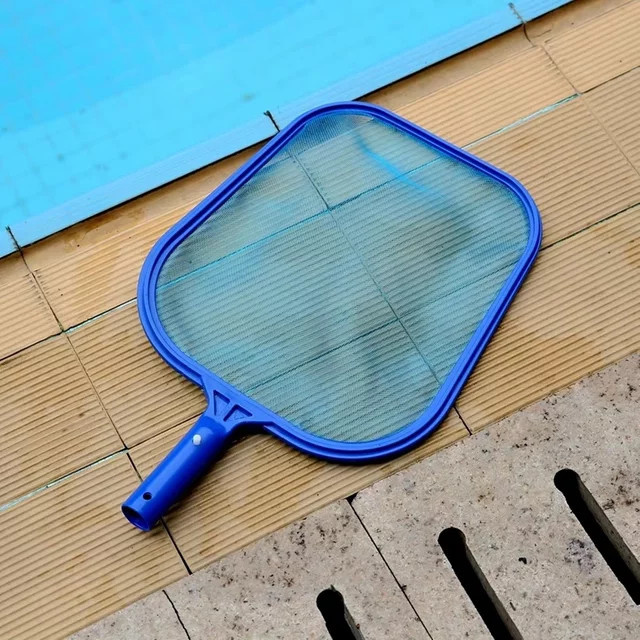 YTYIN Schwimmbad-Reinigungsnetz in Blau für flaches Wasser zur manuellen Laubentfernung - Bild 1