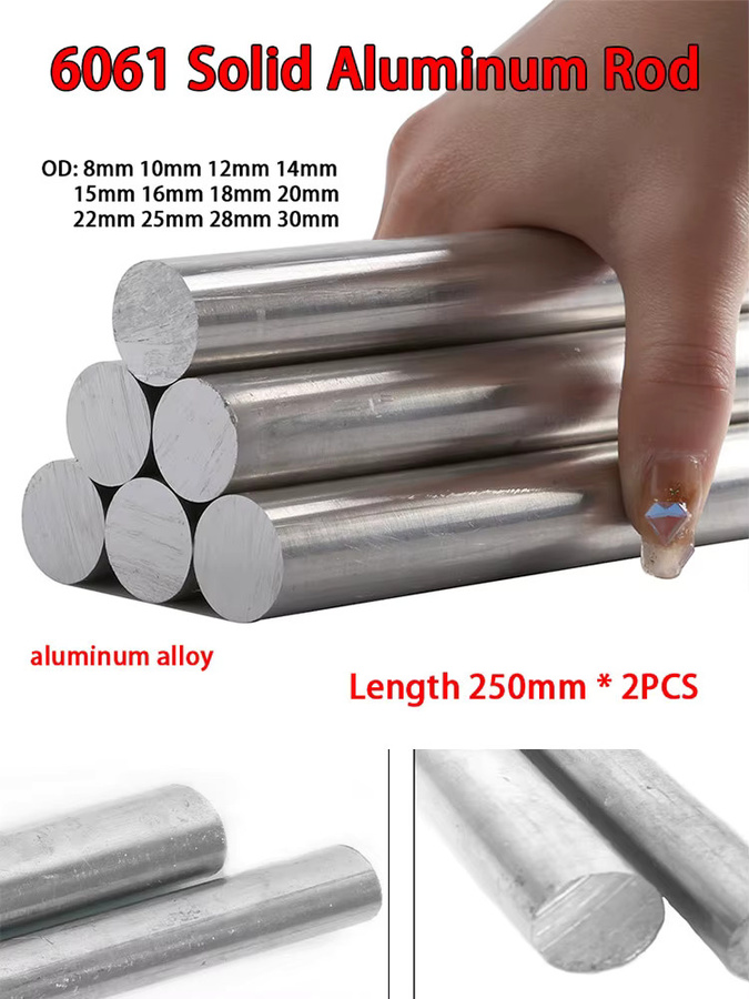 Zimir Aluminiumrohr Set, 2 Stück, Farbe Silber, Mill Finish - Bild 4