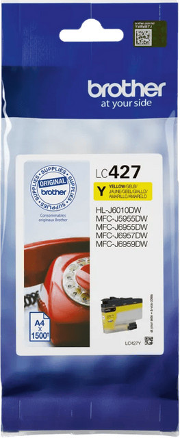 Original Brother Tintenpatrone LC427Y Gelb für Inkjet-Drucker - Bild 2