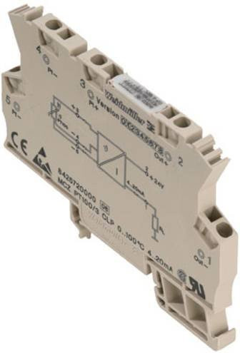 Weidmüller MCZ PT100/3 CLP Temperaturmessumformer beige 10 Stück - Bild 1