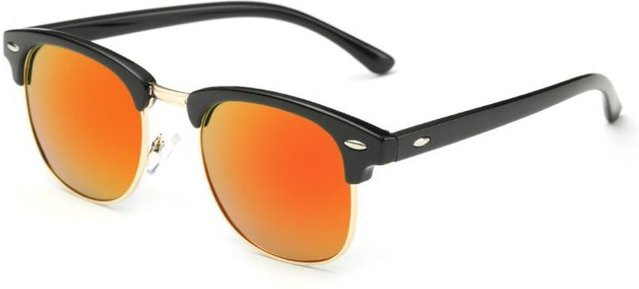 Binchi Outdoor Equipment Sonnenbrille, Unisex, Browline, Kunststoff, Schwarz, polarisiert - Bild 1