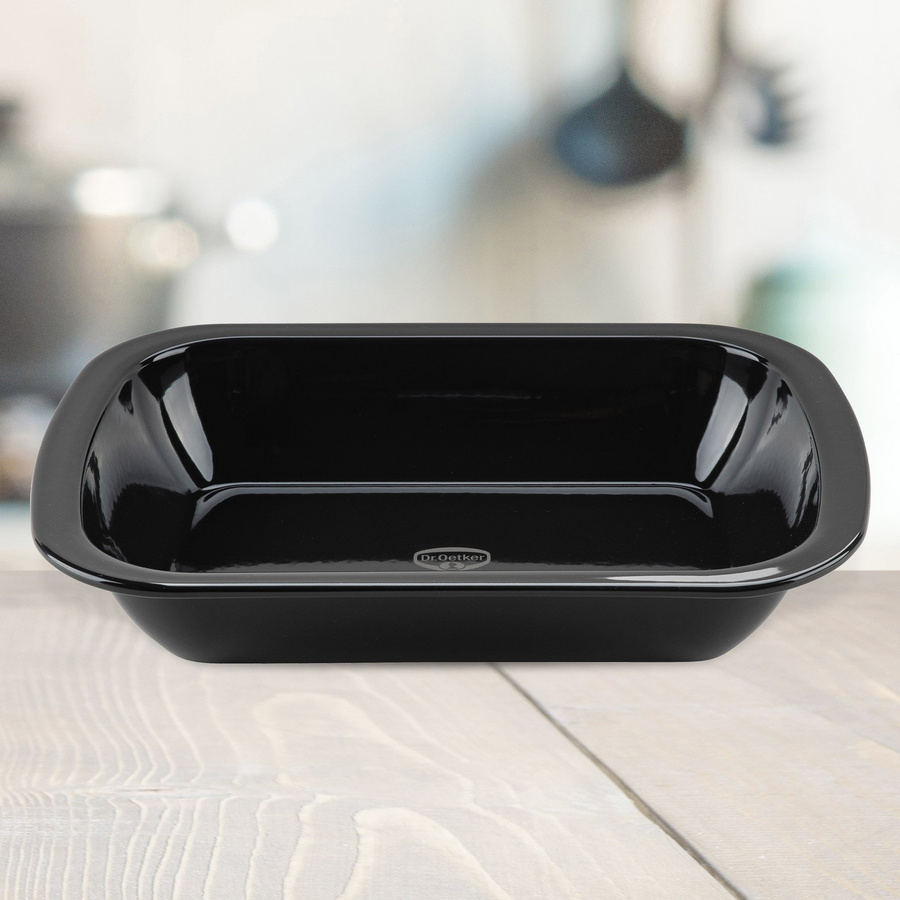 Dr. Oetker Dessert- und Auflaufform Back-Idee Kreativ, Schwarz, B/T/H: 34 x 25 x 6 cm - Bild 2