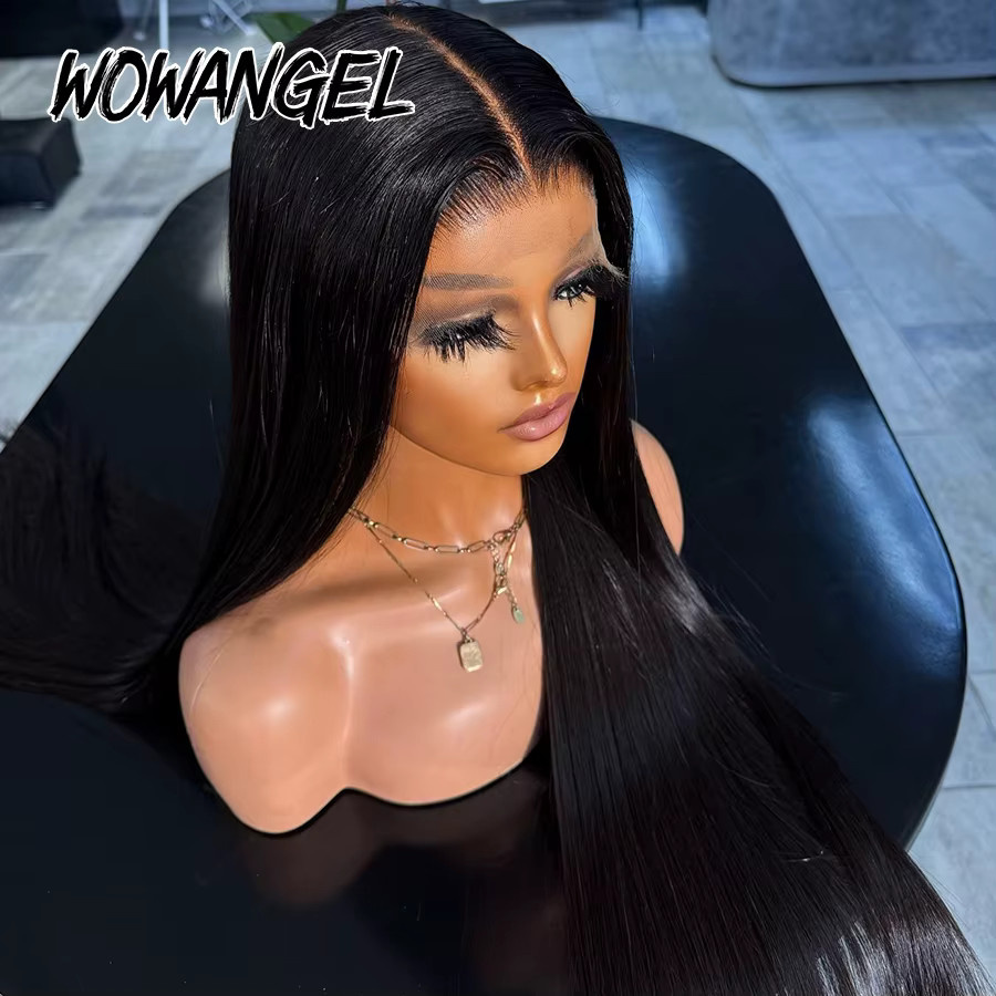 Wow Angel Echthaar-Perücke, 100% Brasilianisches Haar, 13x6 HD Lace Frontal - Bild 5