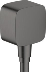Hansgrohe Wandanschluss Fixfit mit Kugelgelenk in Gunmetal Brushed, 1/2" - Bild 1
