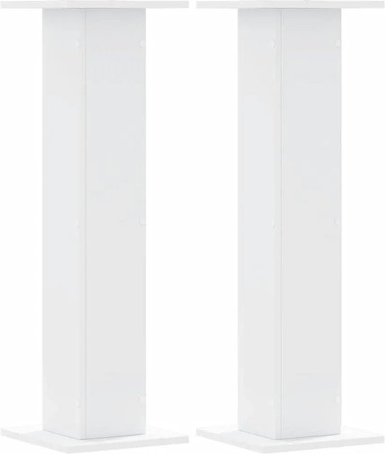 vidaXL Pflanzenständer 2er Set Weiß B/T/H: 30 x 30 x 95 cm - Bild 1