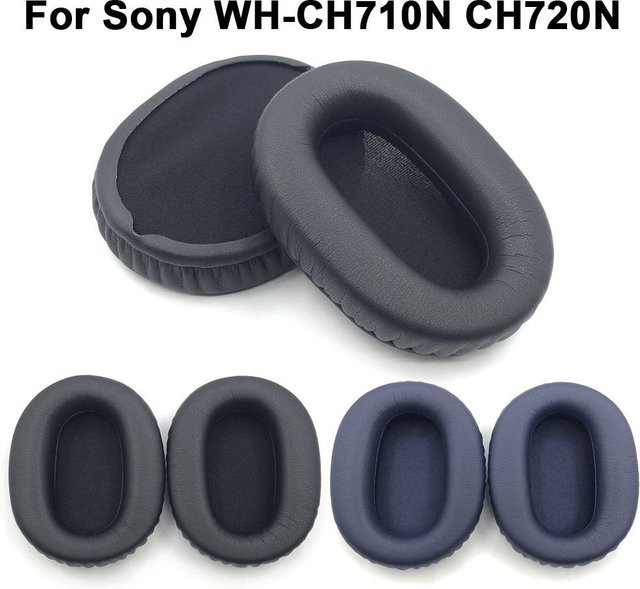 2er-Set Ersatz-Ohrpolster in Blau für Sony WH-CH710N und CH720N Kopfhörer - Bild 1