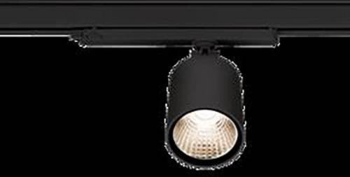Trilux BV G2 3PTD LED-Schienenstrahler in Schwarz mit warmweißem Licht und verstellbarem Reflektor