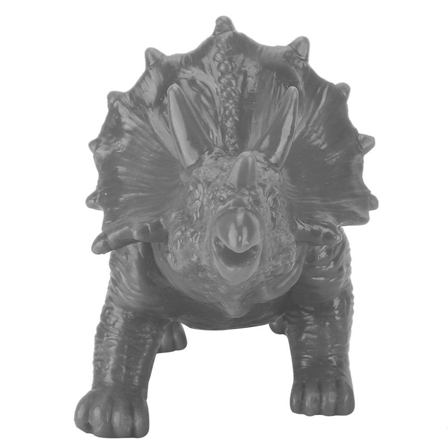 mfySpace Triceratops Blumentopf in Grau für Kakteen und Sukkulenten, Höhe: 22 cm, Breite: 22 cm, Tiefe: 22 cm - Bild 2