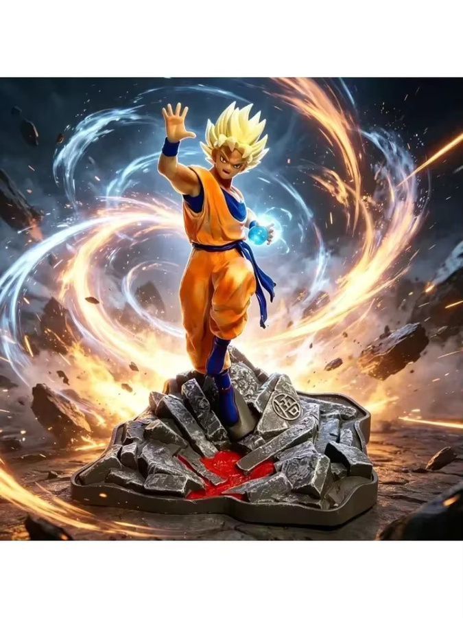 Bandai Dragon Ball Kampf-Goku, Handmodell Ornament, Kunststoff - Bild 4