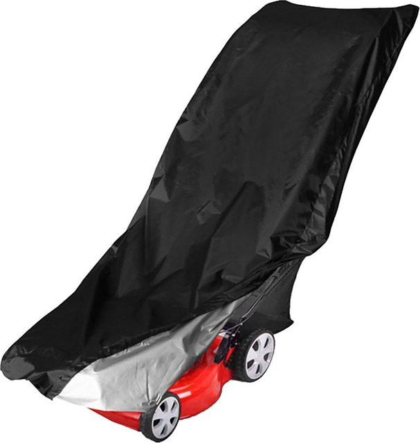 Wasserdichte und staubdichte Rasenmäherabdeckung aus Polyester von mfySpace in Schwarz - Bild 1
