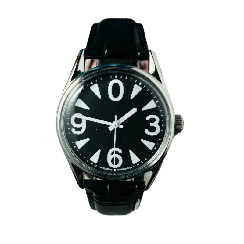 HEIMDALLR Armbanduhr, Handaufzug, Edelstahl, 38 mm, Herren, Schwarz - Bild 6