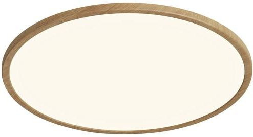 Nordlux Oja 42 LED-Deckenleuchte aus Holz in Hell, dimmbar, IP54, Rund - Bild 1