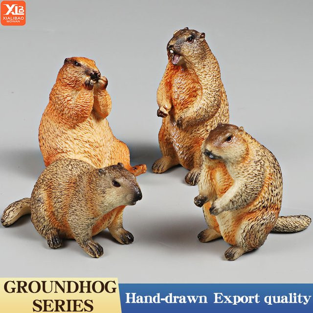 XIALIBAOMOWAN Murmeltier, Action Figur, braun, Kunststoff - Bild 1