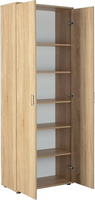 Inter Link Mehrzweckschrank Arconati in Sonoma Eiche, moderner Aktenschrank für Büro und Homeoffice, B/H/T: 70 x 189 x 34 cm - Bild 1