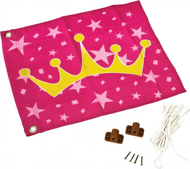 Prinzessin Princess Fahne Pink - Bild 1