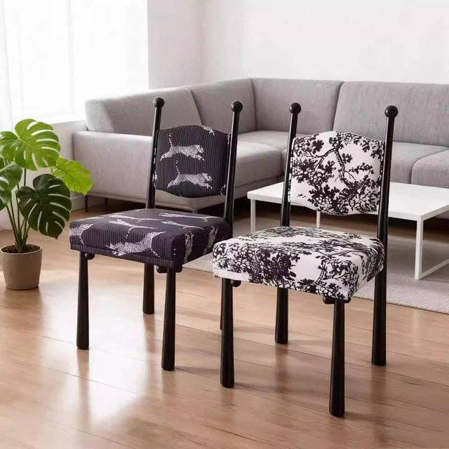 DUTRIEUX Moderner Esszimmerstuhl mit Rückenlehne in Schwarz für Esszimmer, Küche und Home Office - Bild 1