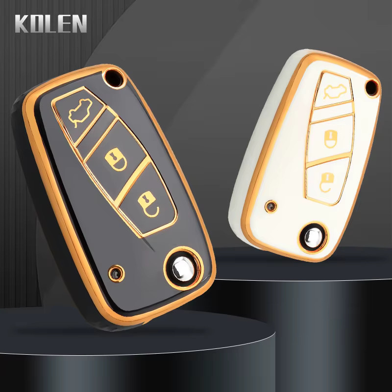 KOLEN TPU Auto Flip Key Schutzhülle für Fiat Panda, Idea, Stilo, Ducato, Punto, Bravo, Grande Minibus und Doblo - Bild 3