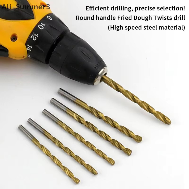 13-teiliges Twist Bohrer Set in Silber und Gold für Holz, Metall, Keramik, Fliesen, Glas, Marmor und Beton, Durchmesser 1,5 mm bis 6,5 mm - Bild 5
