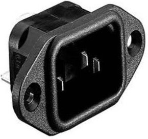 Bulgin PX0580/48 Kaltgeräte-Steckverbinder Box in Schwarz - Bild 1