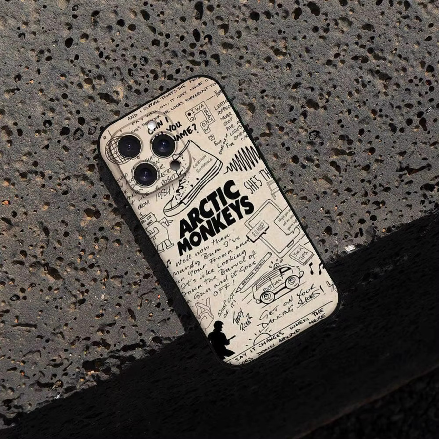 Arctic M-Monkeys Handyhülle aus weichem TPU für iPhone 17 16 15 14 13 12 11 Pro Max Plus Mini - Bild 7