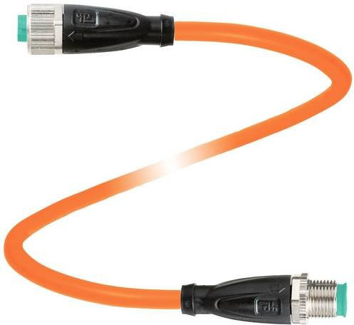 Pepperl+Fuchs 233472 Sensor-Aktor-Steckverbinder konfektioniert in Orange mit 4 Polen und einer Kabellänge von 7,5 m - Bild 1