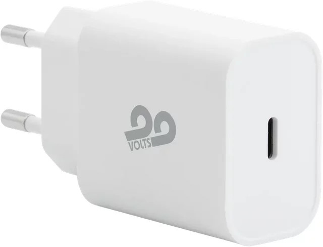 99VOLTS USB-C Power Adapter 20W in Weiß mit 1 Anschluss - Bild 1