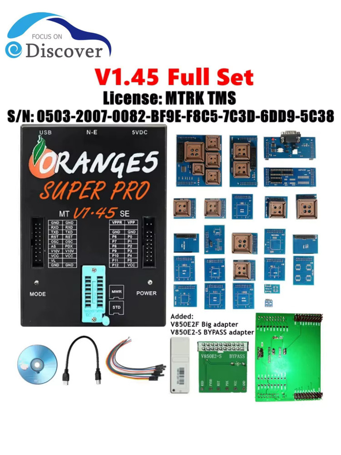 Orange5 Programmierer mit Volladapter V1.45 V1.42 OEM in Orange - Bild 5