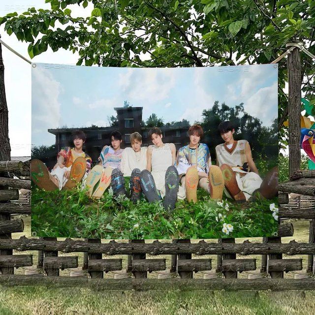 MINISO NCT Wish Hanging Banner Werbeflagge für Kunst Promotion - Bild 1