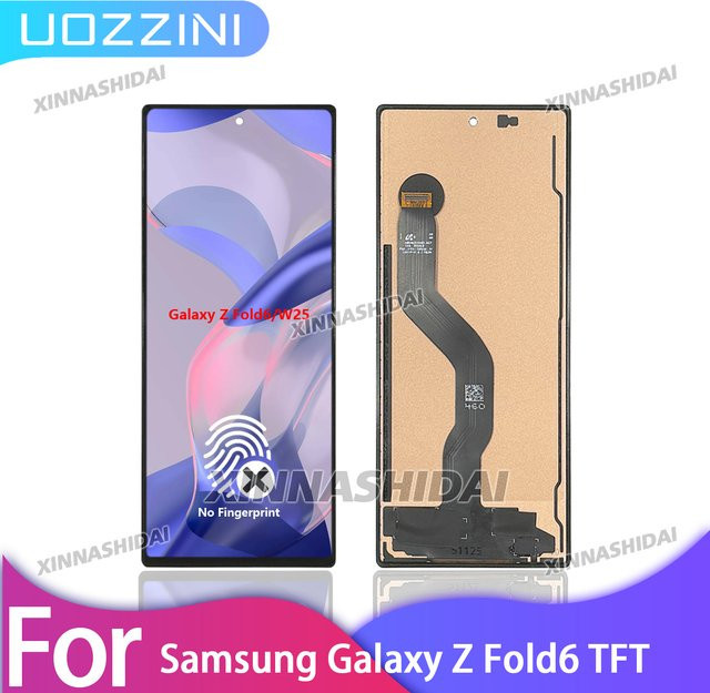 Samsung Galaxy Z Fold 6 LCD-Display Ersatzteil in Schwarz ohne Fingerabdrucksensor - Bild 1
