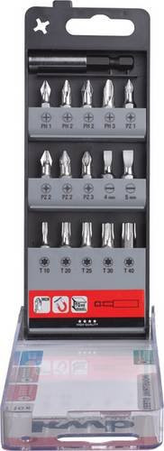 Kwb 107420 Bit-Set 16-teilig aus Edelstahl in Silber mit Haltefunktion - Bild 1