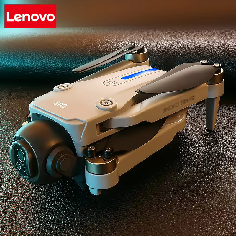 Lenovo D18 Drohne mit 8K HD Doppelkamera, GPS und intelligenter Hindernisvermeidung, Schwarz - Bild 1
