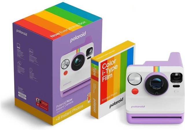 Polaroid Everything Box Now Gen3 Sofortbildkamera mit Bluetooth und USB-C in Lila - Bild 1