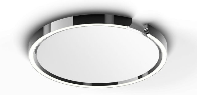 Occhio Mito Soffitto 40 Up LED-Deckenleuchte in Dark Chrome mit weißem mattem Cover für breit abstrahlendes Licht (2700K - 4000K) - Bild 1