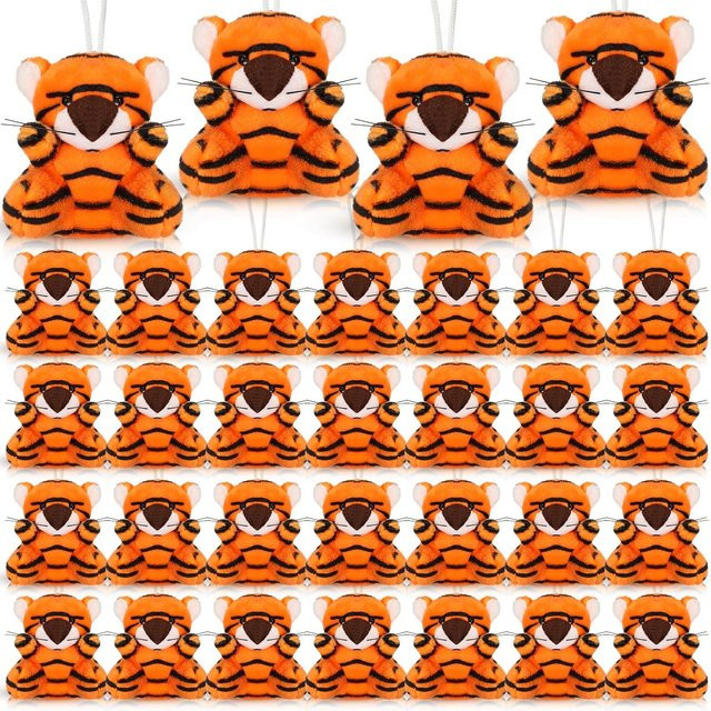 Binchi Fitness Mini-Tier Löwe Tiger Plüschtiere, 100-teiliges Set, ab 14 Jahren - Bild 1