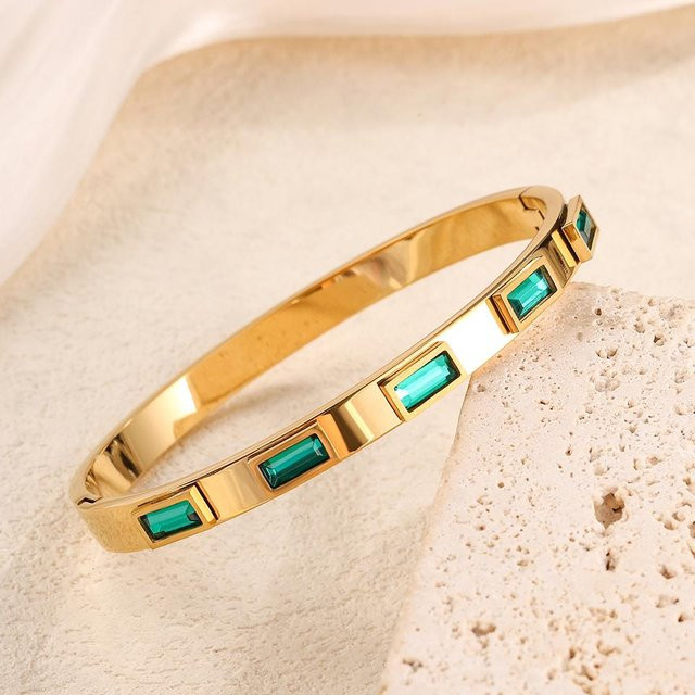 Lucky Star Jewelry Armband Edelstahl, Gold, Zirkonia, Damen - Bild 1