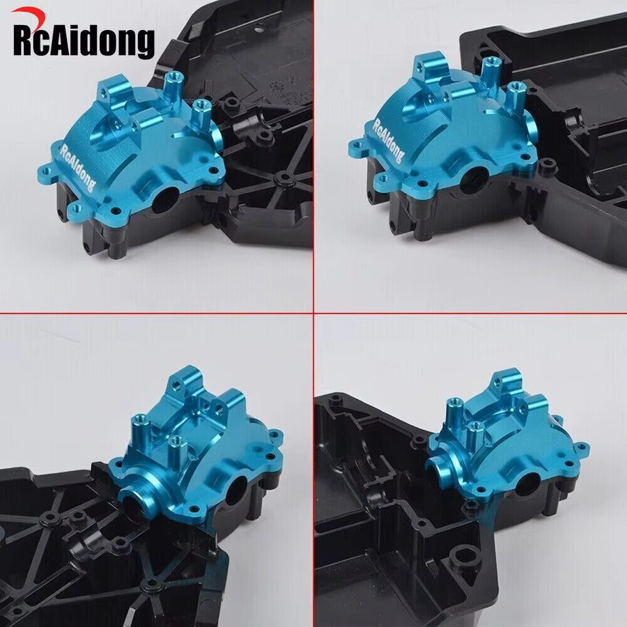 Tamiya 1/10 obere Getriebeabdeckung aus Aluminiumlegierung, Zubehör - Bild 2