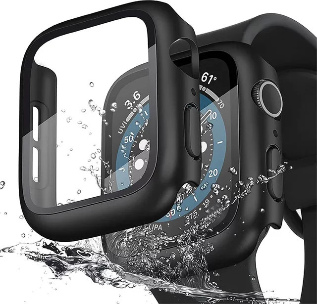Apple Uhrenzubehör Displayschutz Glas, Schwarz, Unisex - Bild 1