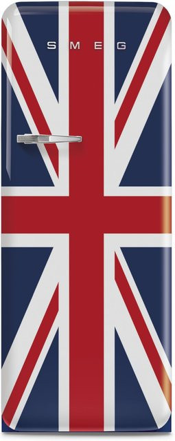 Smeg Standkühlschrank mit Gefrierfach Union Jack Multicolor FAB28RDUJ6 - Bild 1