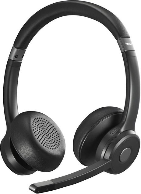 Hama BT700 On-Ear Bluetooth Headset Schwarz mit USB-C - Bild 2