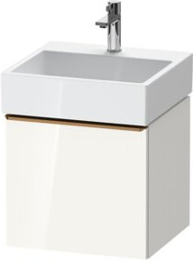 Duravit Waschtischunterschrank D-Neo, wandhängend, weiß hochglanz, 1 Auszug, B: 48,4 cm, T: 44,2 cm - Bild 1