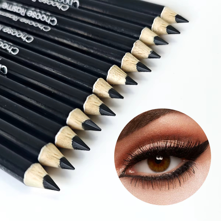 CHOOSE RASME Eyeliner-Stifte, Schwarz, Matt, 12 Stück, Unisex - Bild 2