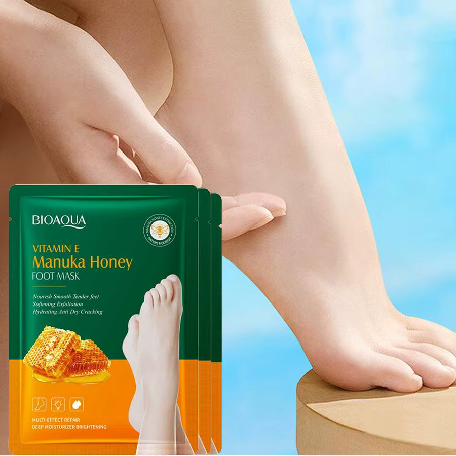 BIOAOUA Vitamin-E-Fußmaske mit Manuka-Honig, Unisex - Bild 3